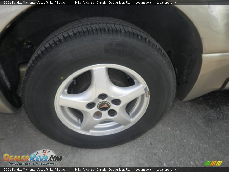 2002 Pontiac Montana Arctic White / Taupe Photo #15