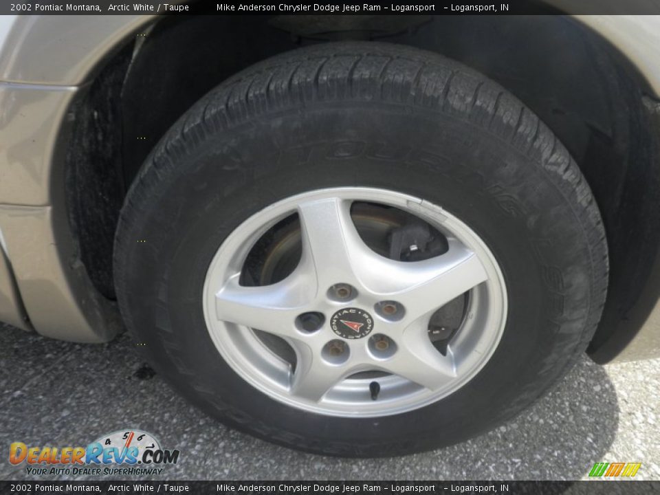 2002 Pontiac Montana Arctic White / Taupe Photo #16
