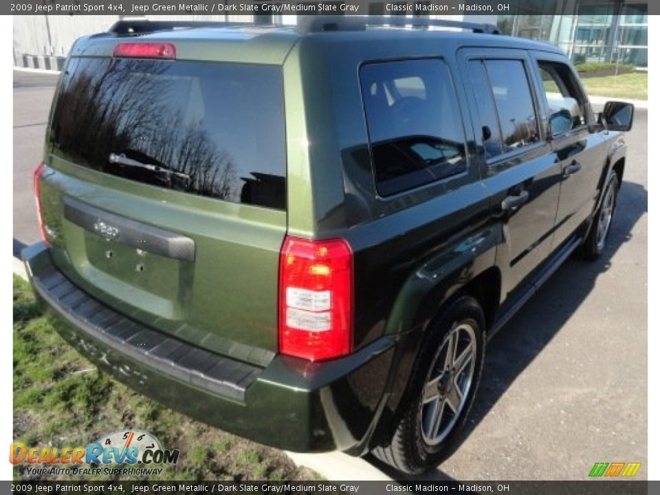 2009 Jeep Patriot Sport 4x4 Jeep Green Metallic / Dark Slate Gray/Medium Slate Gray Photo #3
