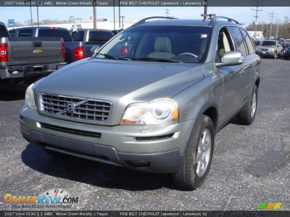 2007 Volvo XC90 3.2 AWD Willow Green Metallic / Taupe Photo #1