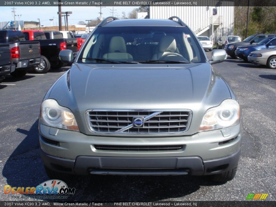 2007 Volvo XC90 3.2 AWD Willow Green Metallic / Taupe Photo #2