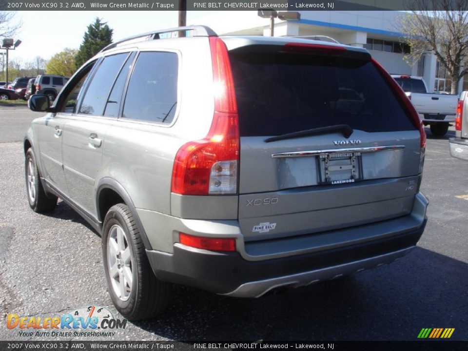 2007 Volvo XC90 3.2 AWD Willow Green Metallic / Taupe Photo #6