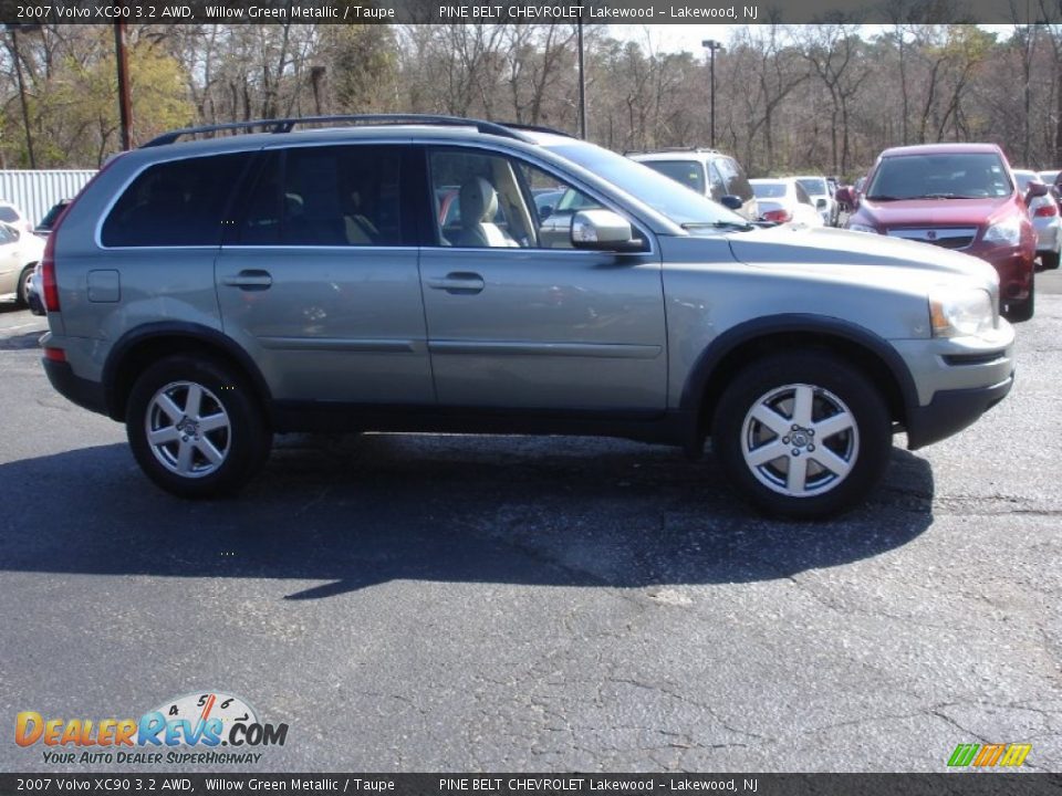 2007 Volvo XC90 3.2 AWD Willow Green Metallic / Taupe Photo #7
