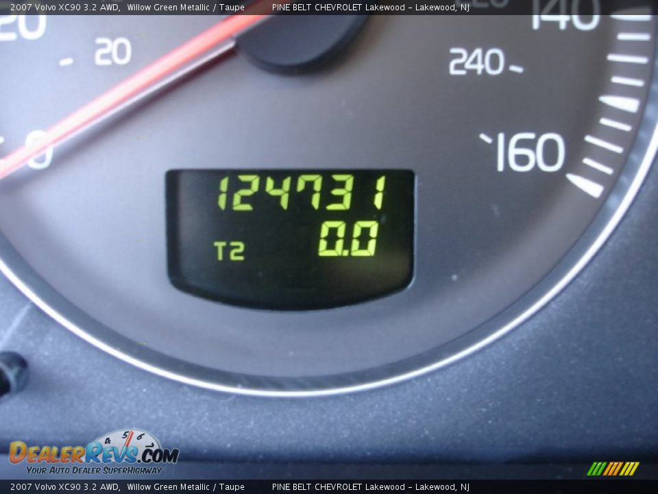 2007 Volvo XC90 3.2 AWD Willow Green Metallic / Taupe Photo #14