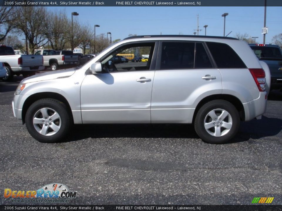 2006 Suzuki Grand Vitara 4x4 Silky Silver Metallic / Black Photo #9