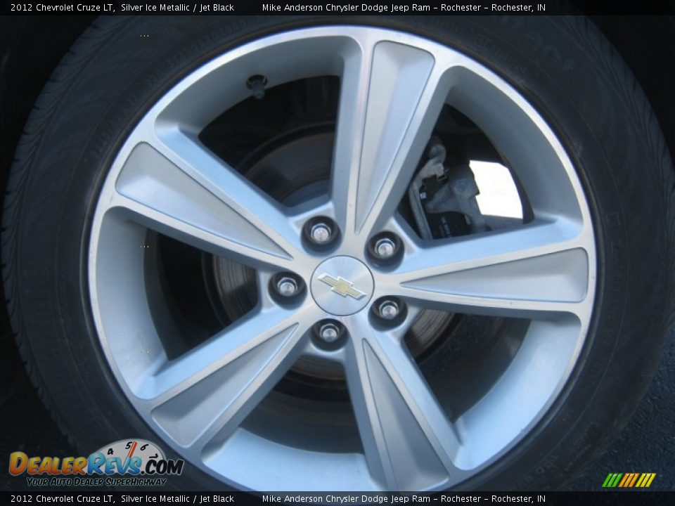 2012 Chevrolet Cruze LT Silver Ice Metallic / Jet Black Photo #6