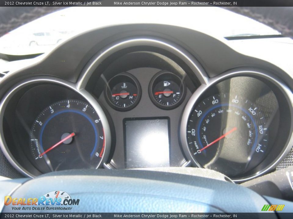 2012 Chevrolet Cruze LT Silver Ice Metallic / Jet Black Photo #10