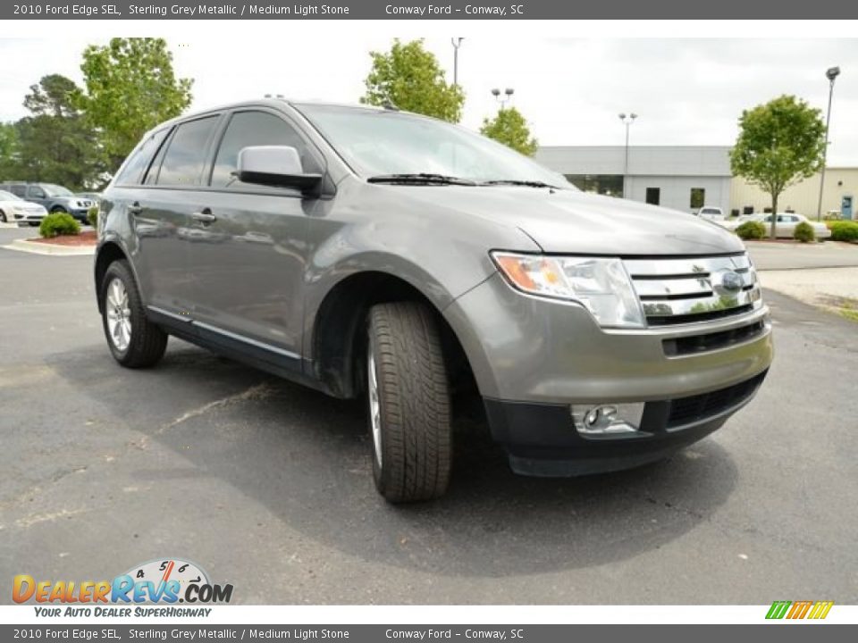 2010 Ford Edge SEL Sterling Grey Metallic / Medium Light Stone Photo #3