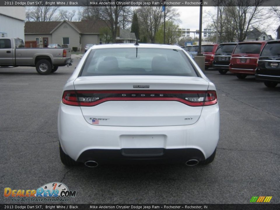 2013 Dodge Dart SXT Bright White / Black Photo #5