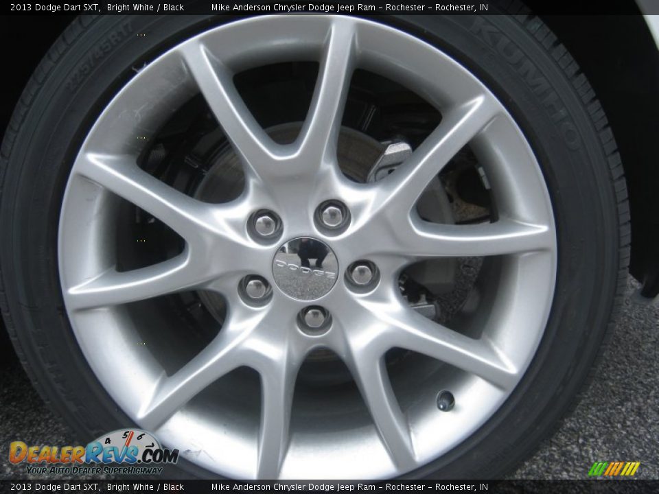 2013 Dodge Dart SXT Bright White / Black Photo #6