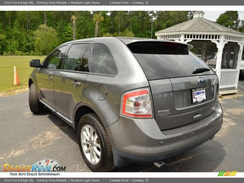 2010 Ford Edge SEL Sterling Grey Metallic / Medium Light Stone Photo #8