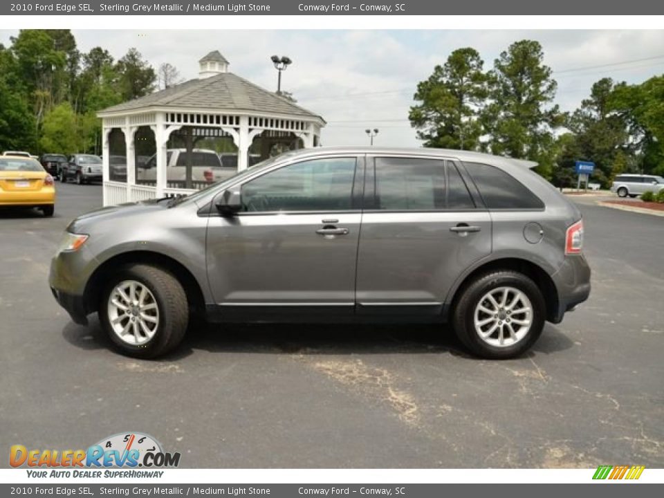 2010 Ford Edge SEL Sterling Grey Metallic / Medium Light Stone Photo #9