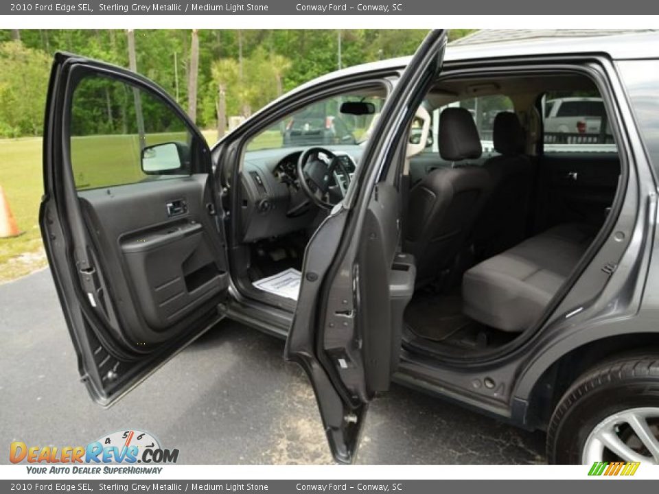 2010 Ford Edge SEL Sterling Grey Metallic / Medium Light Stone Photo #12