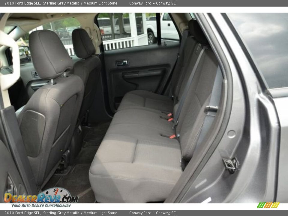 2010 Ford Edge SEL Sterling Grey Metallic / Medium Light Stone Photo #13