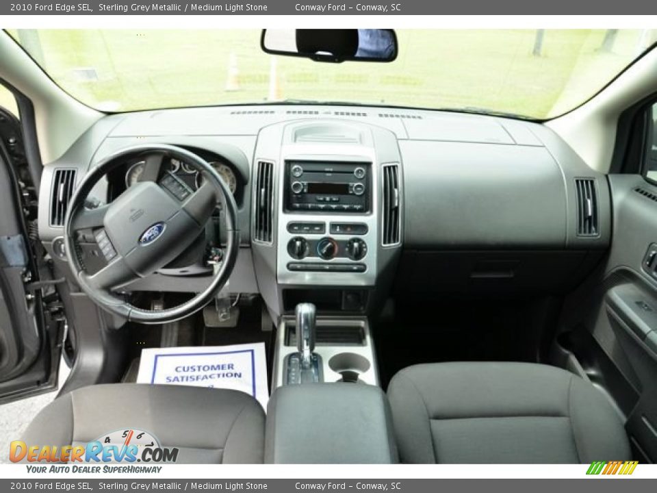 2010 Ford Edge SEL Sterling Grey Metallic / Medium Light Stone Photo #15