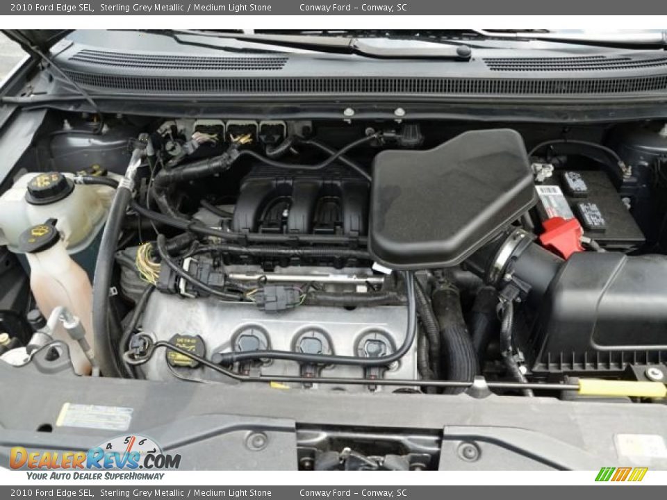 2010 Ford Edge SEL Sterling Grey Metallic / Medium Light Stone Photo #20