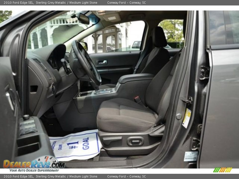 2010 Ford Edge SEL Sterling Grey Metallic / Medium Light Stone Photo #21