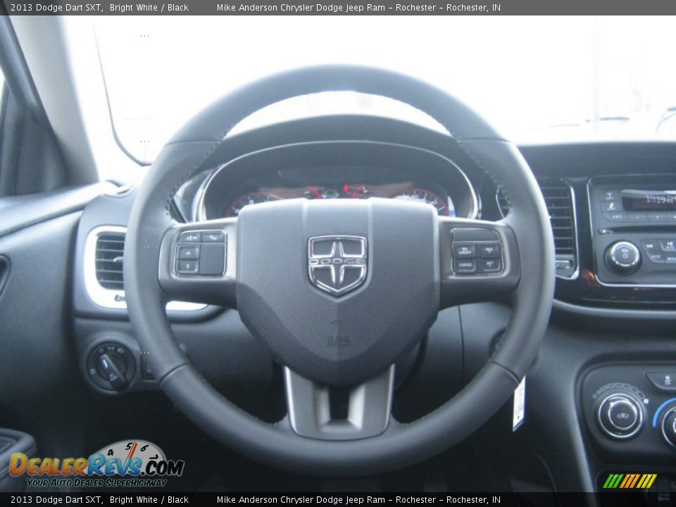 2013 Dodge Dart SXT Bright White / Black Photo #19