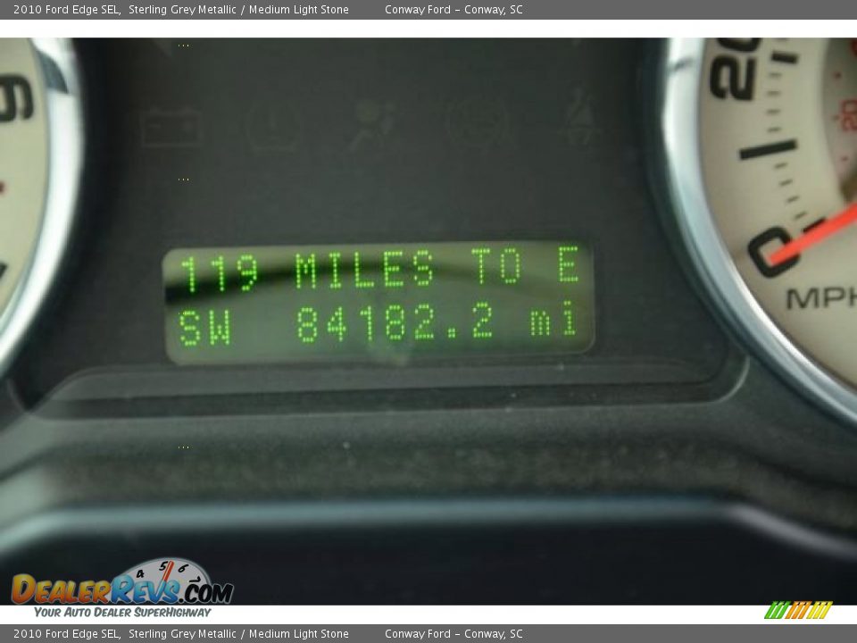 2010 Ford Edge SEL Sterling Grey Metallic / Medium Light Stone Photo #25