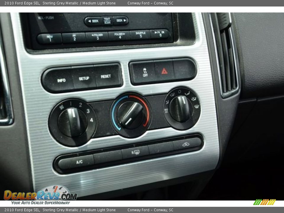 2010 Ford Edge SEL Sterling Grey Metallic / Medium Light Stone Photo #27