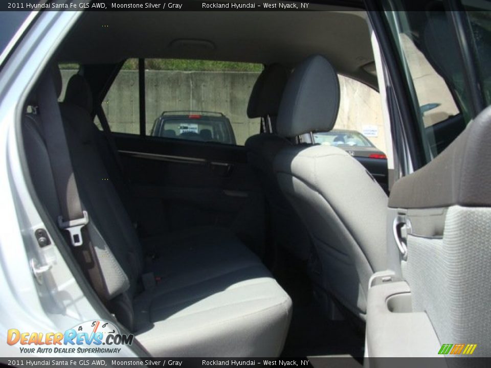 2011 Hyundai Santa Fe GLS AWD Moonstone Silver / Gray Photo #22