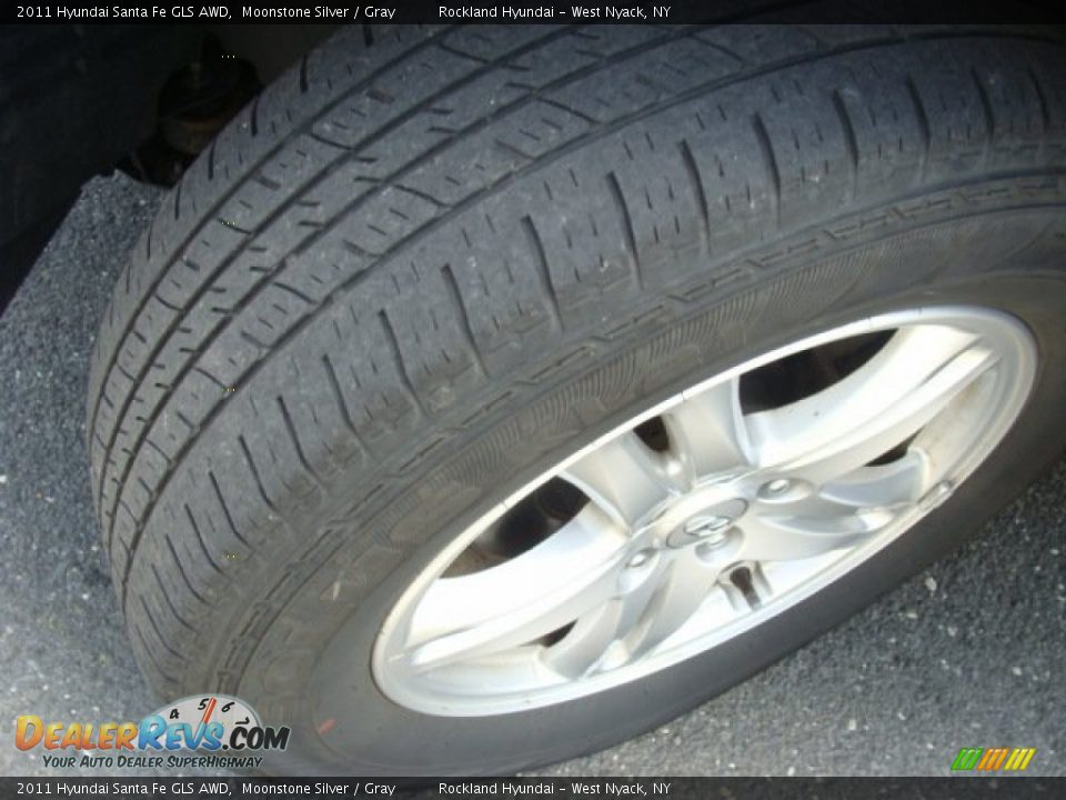 2011 Hyundai Santa Fe GLS AWD Moonstone Silver / Gray Photo #27