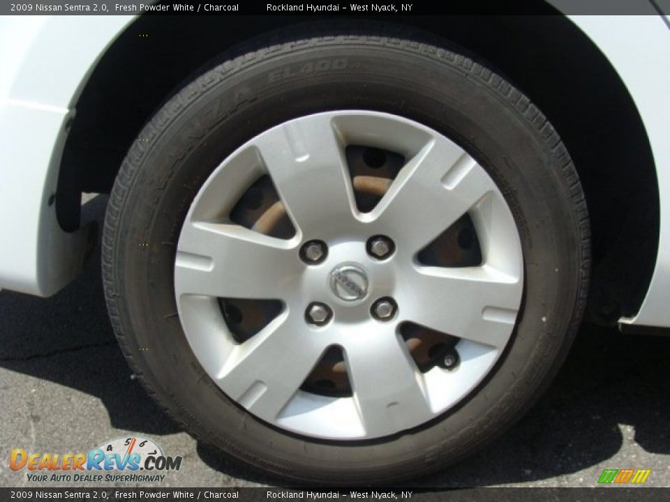2009 Nissan Sentra 2.0 Fresh Powder White / Charcoal Photo #23