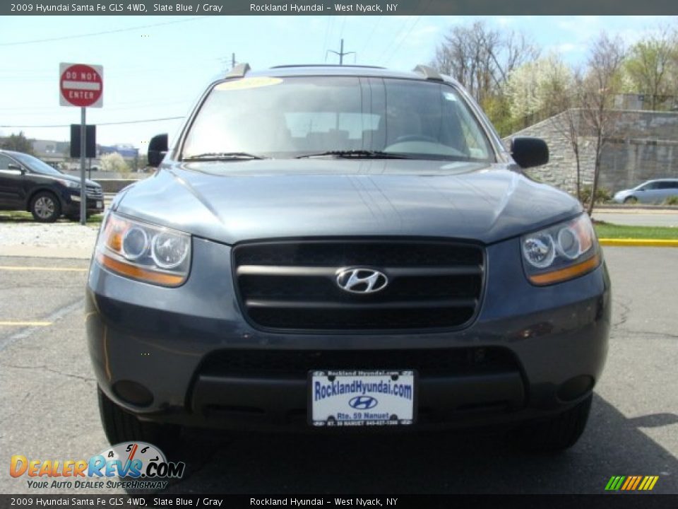 2009 Hyundai Santa Fe GLS 4WD Slate Blue / Gray Photo #2