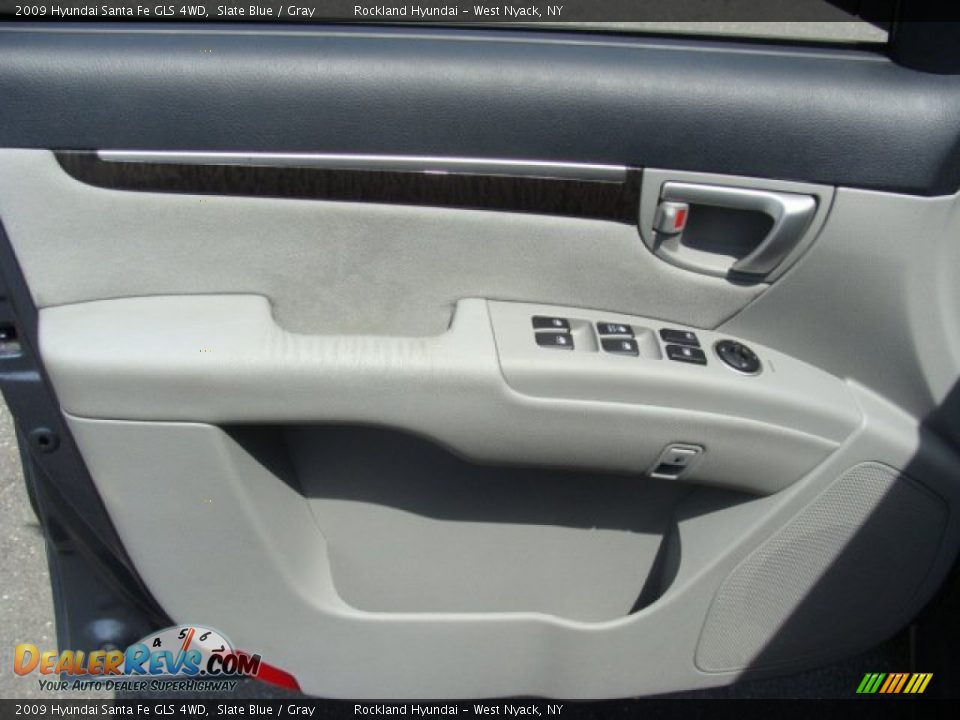 2009 Hyundai Santa Fe GLS 4WD Slate Blue / Gray Photo #7