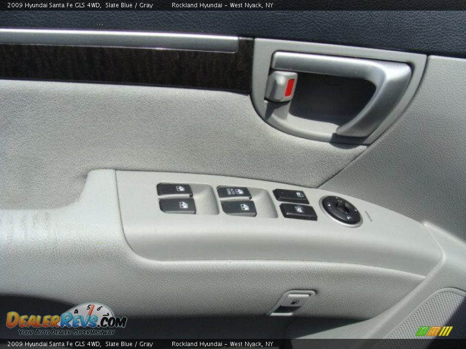 2009 Hyundai Santa Fe GLS 4WD Slate Blue / Gray Photo #8