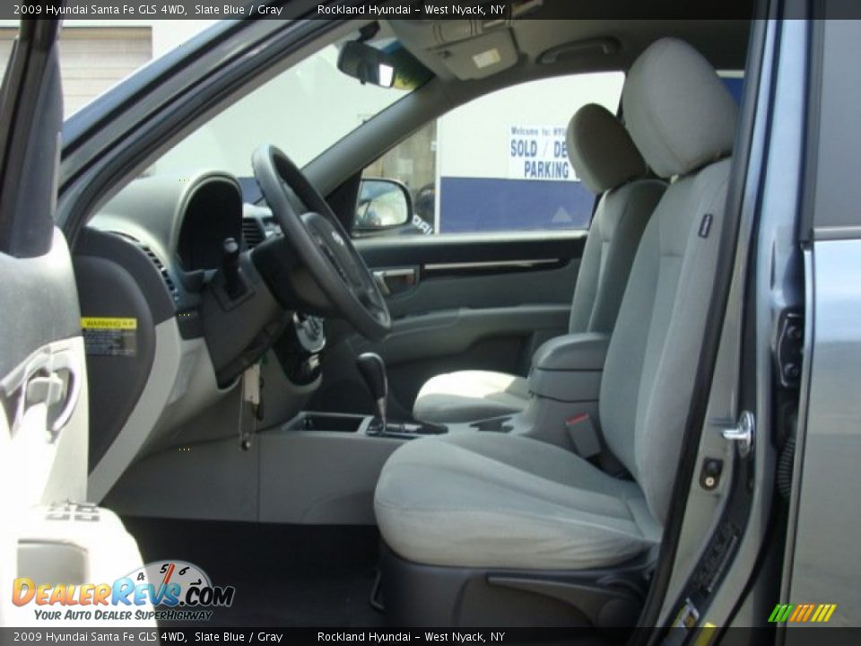 2009 Hyundai Santa Fe GLS 4WD Slate Blue / Gray Photo #10