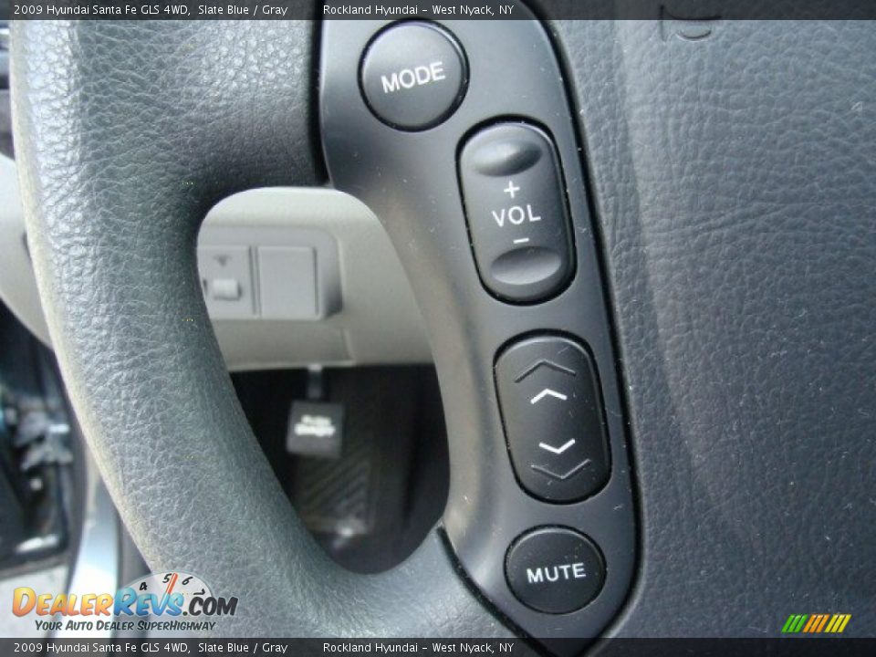 2009 Hyundai Santa Fe GLS 4WD Slate Blue / Gray Photo #13