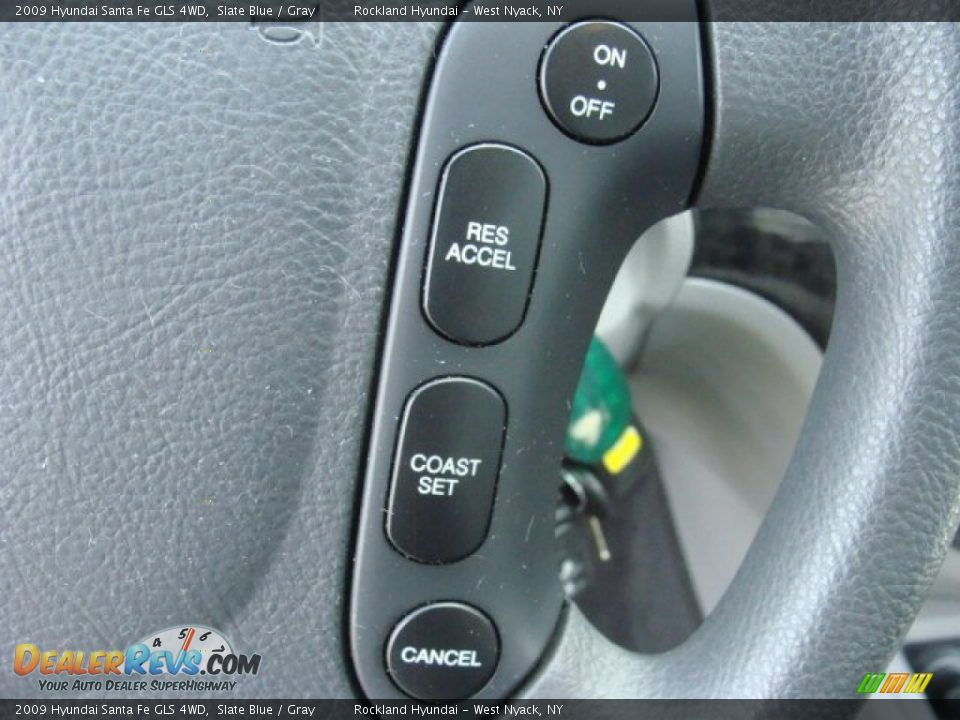 2009 Hyundai Santa Fe GLS 4WD Slate Blue / Gray Photo #14