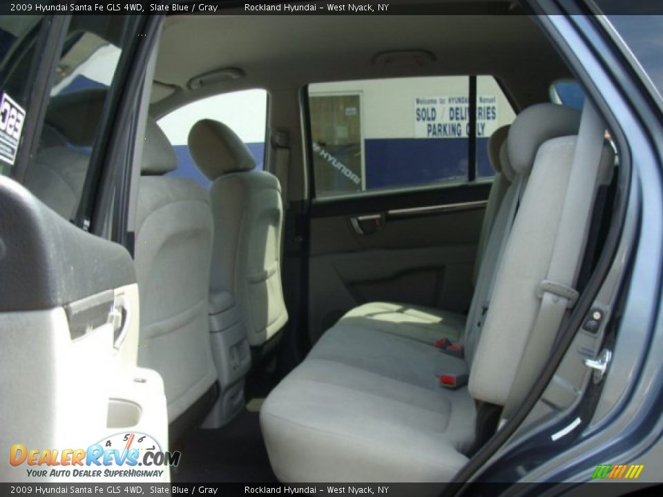 2009 Hyundai Santa Fe GLS 4WD Slate Blue / Gray Photo #19
