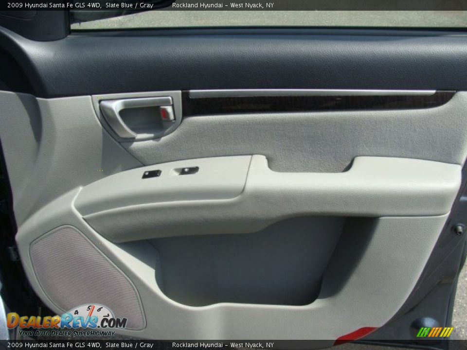 2009 Hyundai Santa Fe GLS 4WD Slate Blue / Gray Photo #23