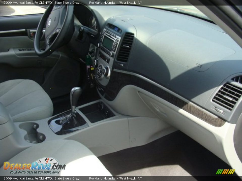 2009 Hyundai Santa Fe GLS 4WD Slate Blue / Gray Photo #24