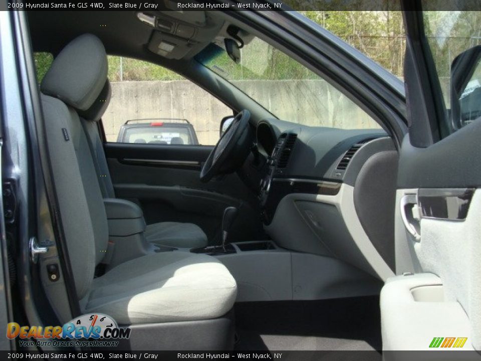 2009 Hyundai Santa Fe GLS 4WD Slate Blue / Gray Photo #25
