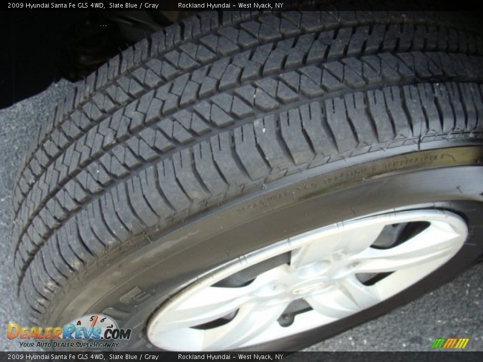2009 Hyundai Santa Fe GLS 4WD Slate Blue / Gray Photo #27