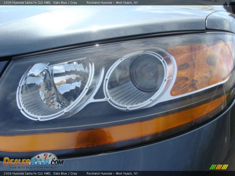 2009 Hyundai Santa Fe GLS 4WD Slate Blue / Gray Photo #29