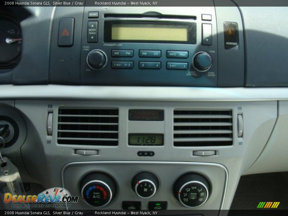 2008 Hyundai Sonata GLS Silver Blue / Gray Photo #15