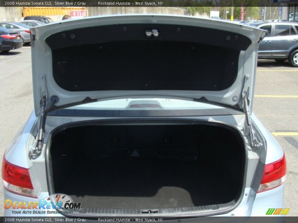 2008 Hyundai Sonata GLS Silver Blue / Gray Photo #18
