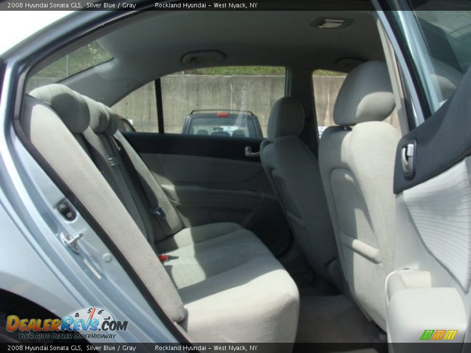 2008 Hyundai Sonata GLS Silver Blue / Gray Photo #20
