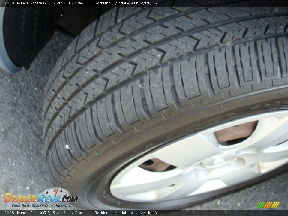 2008 Hyundai Sonata GLS Silver Blue / Gray Photo #25