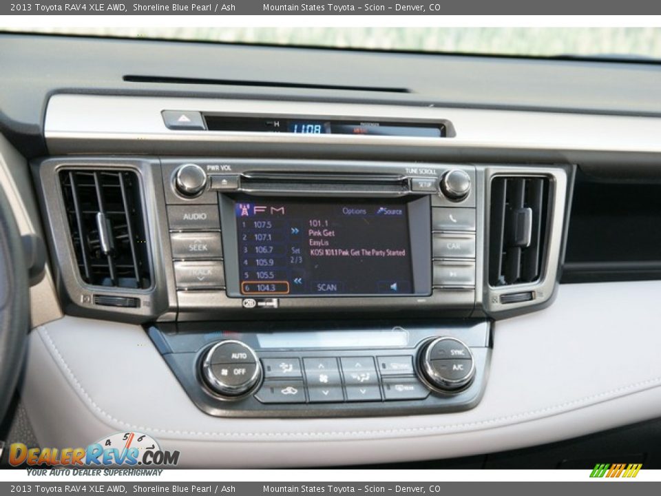 2013 Toyota RAV4 XLE AWD Shoreline Blue Pearl / Ash Photo #6