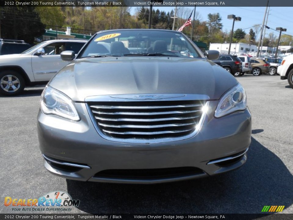 2012 Chrysler 200 Touring Convertible Tungsten Metallic / Black Photo #2