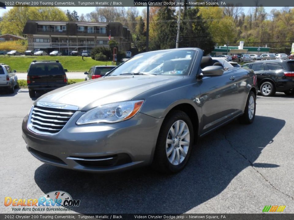 2012 Chrysler 200 Touring Convertible Tungsten Metallic / Black Photo #3