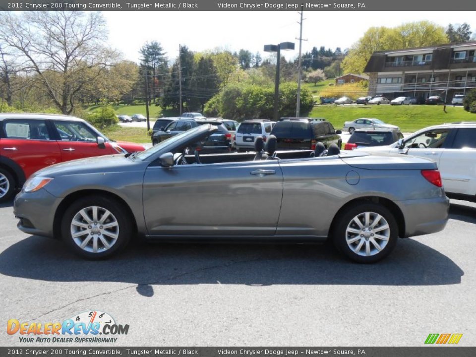 2012 Chrysler 200 Touring Convertible Tungsten Metallic / Black Photo #4