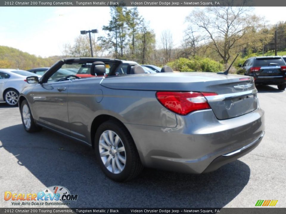 2012 Chrysler 200 Touring Convertible Tungsten Metallic / Black Photo #5