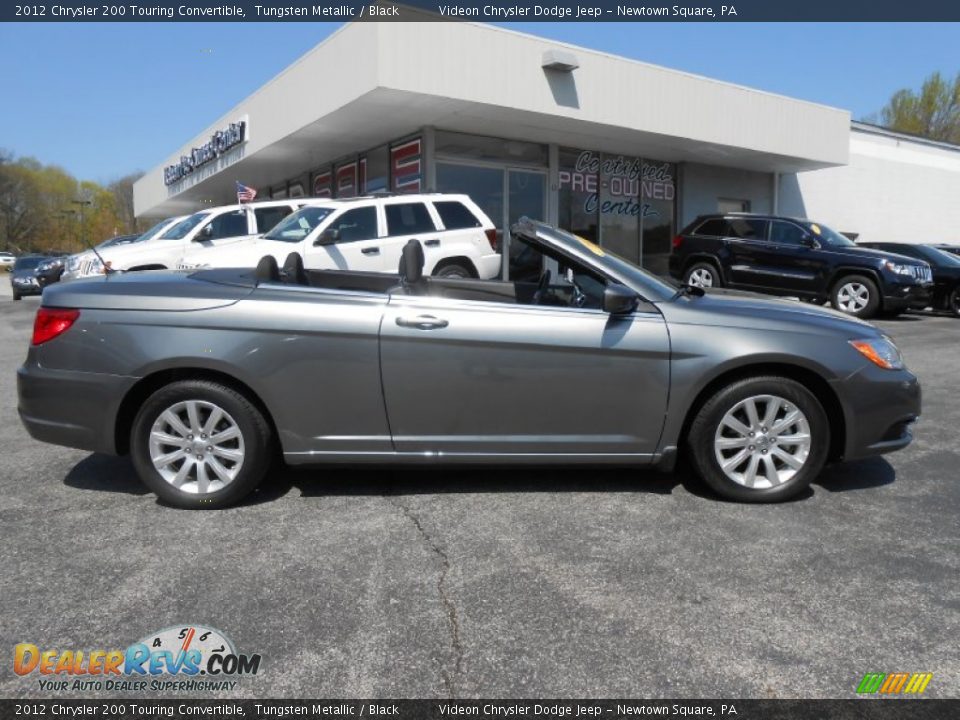 2012 Chrysler 200 Touring Convertible Tungsten Metallic / Black Photo #8