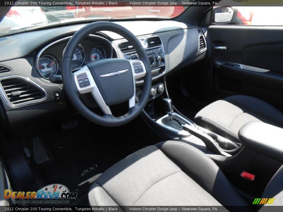 2012 Chrysler 200 Touring Convertible Tungsten Metallic / Black Photo #9